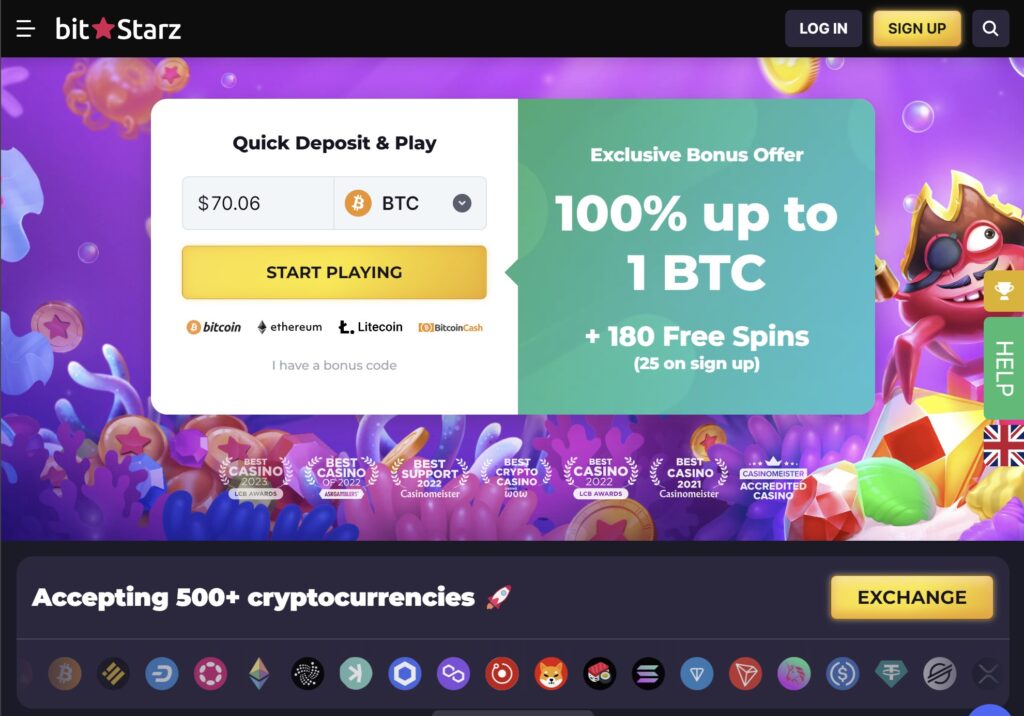 Bitstarz crypto online casino